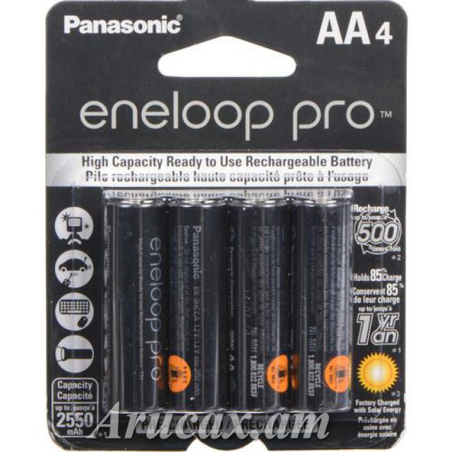 Panasonic eneloop pro AA (1.2V, 2550mAh,...