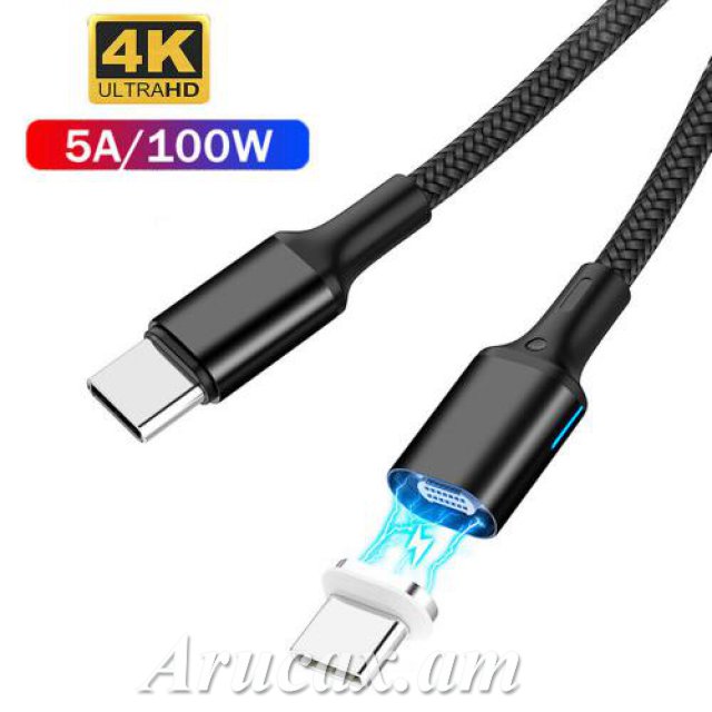 Магнитный кабель FONKEN USB Type-C, 20 в...