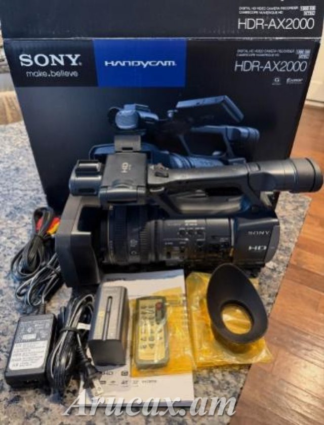 Նոր Sony HDR-AX2000 AVCHD տեսախցիկ